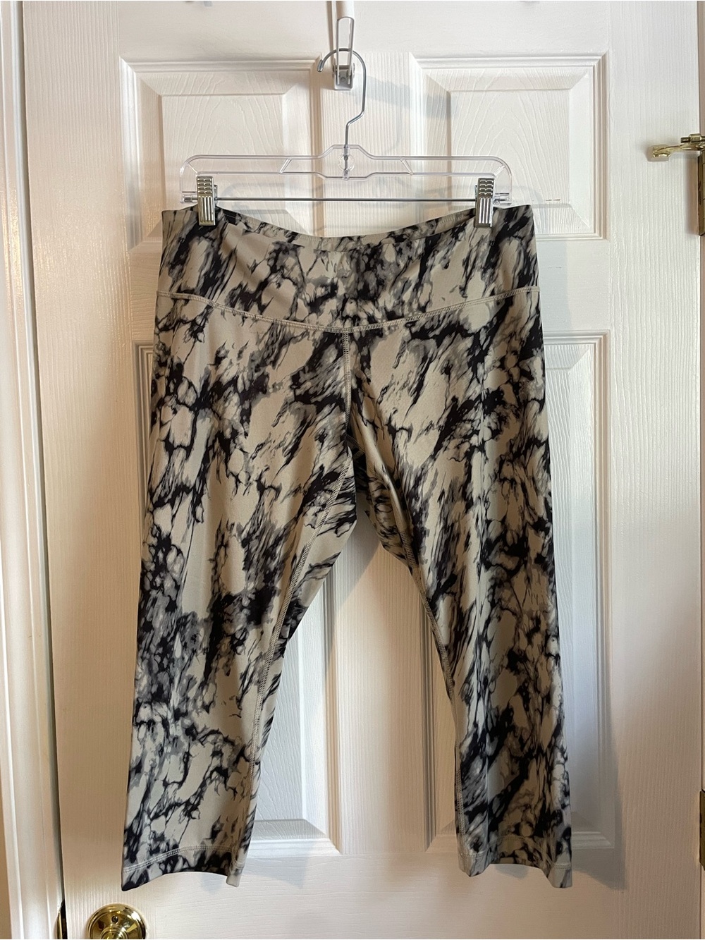 Lululemon Marble Print Leggings, Size 12